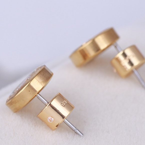 Michael Kors Couple Zircon Round Earrings - Picture 3 of 8